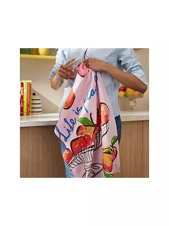 ULSTER WEAVERS | Torchon 45x75cm Summer Fruits Cheri | rosa